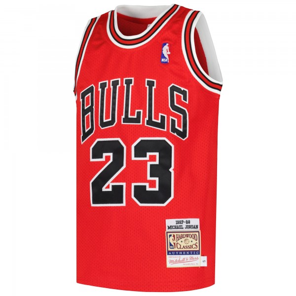 Игровая джерси Michael Jordan Chicago Bulls Mitchell & Ness Youth Hardwood Classics 1997/98 Authentic - Red