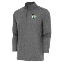 Кофта на короткой молнии Boston Celtics Antigua Hunk - Heather Black