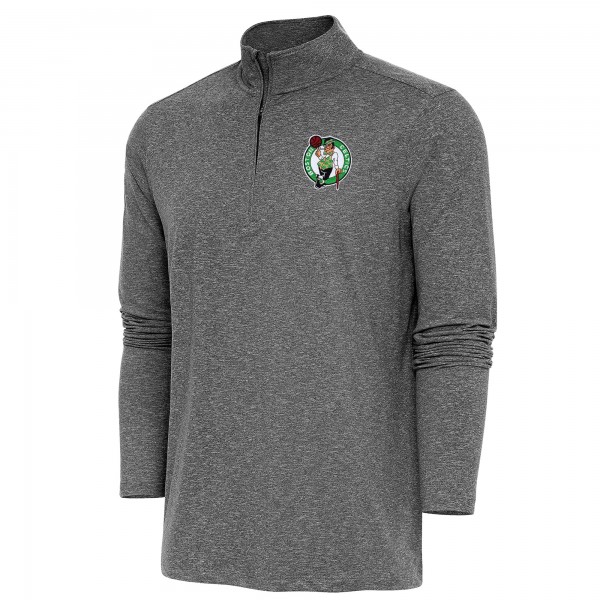 Кофта на короткой молнии Boston Celtics Antigua Hunk - Heather Black