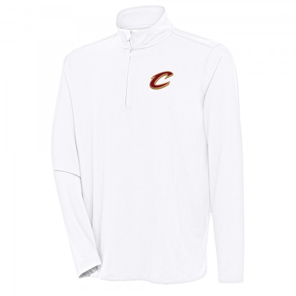 Кофта на короткой молнии Cleveland Cavaliers Antigua Hunk - White