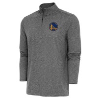 Кофта на короткой молнии Golden State Warriors Antigua Hunk - Heather Black