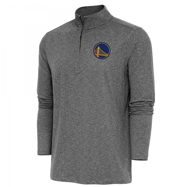 Кофта на короткой молнии Golden State Warriors Antigua Hunk - Heather Black