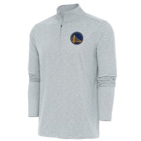 Кофта на короткой молнии Golden State Warriors Antigua Hunk - Heather Gray
