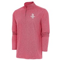 Кофта на короткой молнии Houston Rockets Antigua Hunk - Heather Red