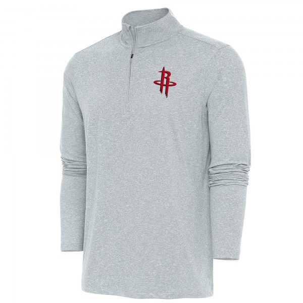 Кофта на короткой молнии Houston Rockets Antigua Hunk - Heather Gray