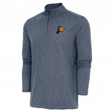 Кофта на короткой молнии Indiana Pacers Antigua Hunk - Heather Navy