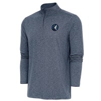 Кофта на короткой молнии Minnesota Timberwolves Antigua Hunk - Heather Navy