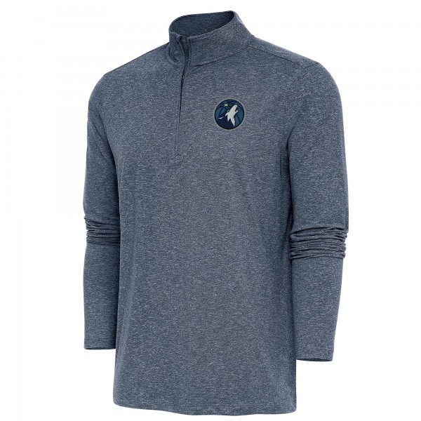 Кофта на короткой молнии Minnesota Timberwolves Antigua Hunk - Heather Navy