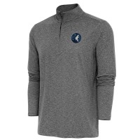 Кофта на короткой молнии Minnesota Timberwolves Antigua Hunk - Heather Black