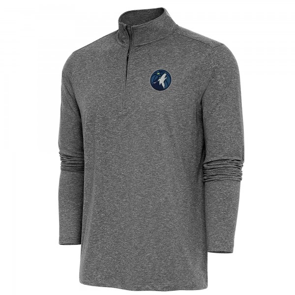 Кофта на короткой молнии Minnesota Timberwolves Antigua Hunk - Heather Black