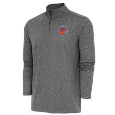 Пуловер New York Knicks Antigua Heather Black Hunk Top
