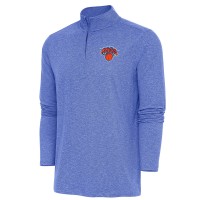 Кофта на короткой молнии New York Knicks Antigua Hunk - Heather Royal