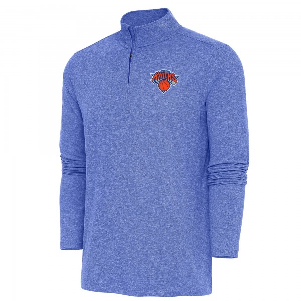 Кофта на короткой молнии New York Knicks Antigua Hunk - Heather Royal