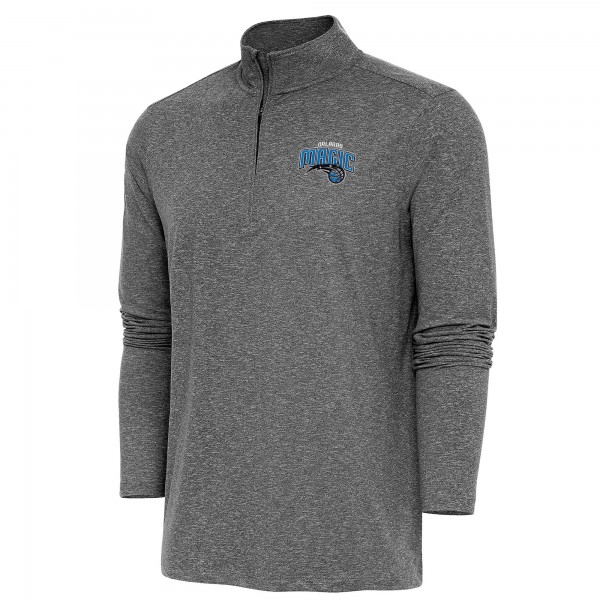 Кофта на короткой молнии Orlando Magic Antigua Hunk - Heather Black