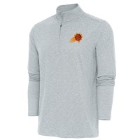 Кофта на короткой молнии Phoenix Suns Antigua Hunk - Heather Gray