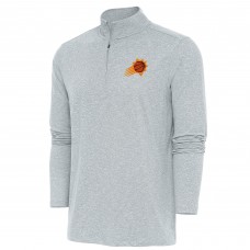 Кофта на короткой молнии Phoenix Suns Antigua Hunk - Heather Gray