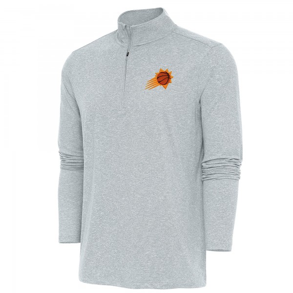 Кофта на короткой молнии Phoenix Suns Antigua Hunk - Heather Gray