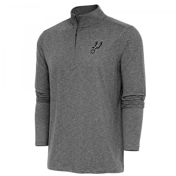 Кофта на короткой молнии San Antonio Spurs Antigua Hunk - Heather Black