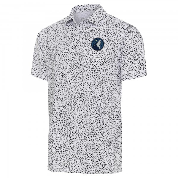 Поло Minnesota Timberwolves Antigua Motion - White