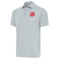 Поло Atlanta Hawks Antigua Par - Heather Gray