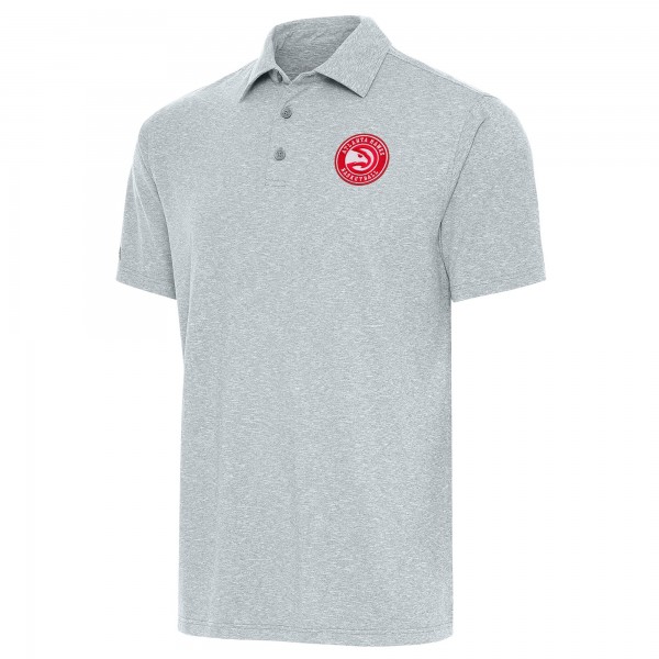 Поло Atlanta Hawks Antigua Par - Heather Gray