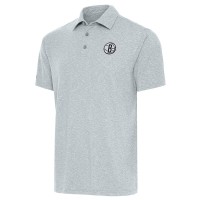 Поло Brooklyn Nets Antigua Heather Gray Par