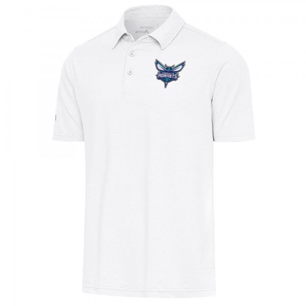Поло Charlotte Hornets Antigua Par - White