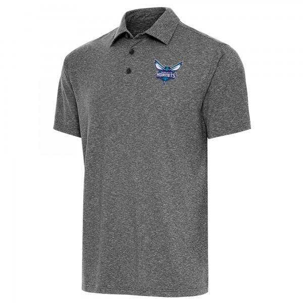 Поло Charlotte Hornets Antigua Par - Heather Black