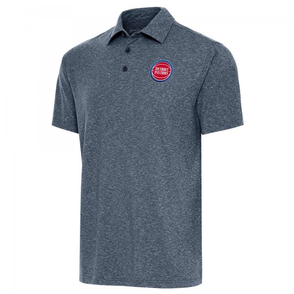 Поло Detroit Pistons Antigua Par - Heather Navy
