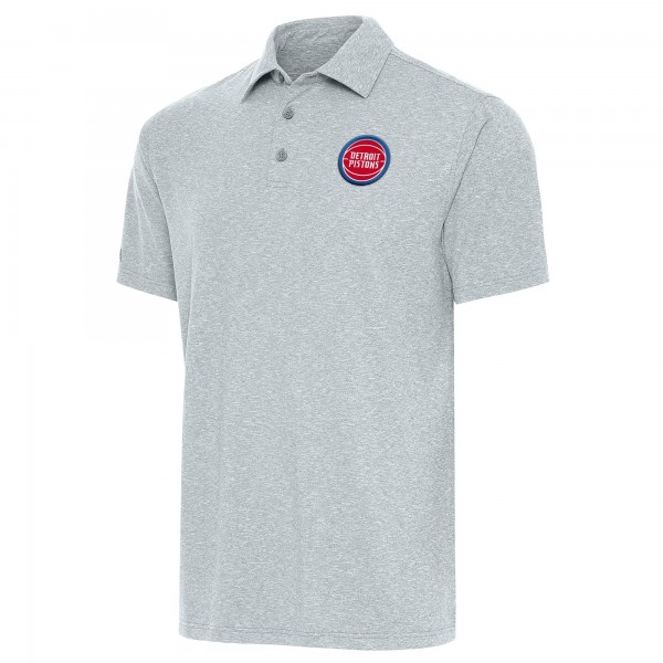 Поло Detroit Pistons Antigua Par - Heather Gray