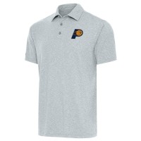 Indiana Pacers Antigua Heather Gray Par Polo