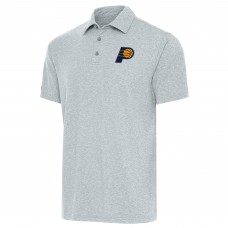 Indiana Pacers Antigua Heather Gray Par Polo