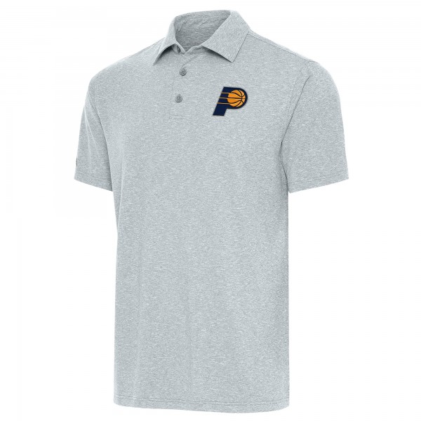 Indiana Pacers Antigua Heather Gray Par Polo