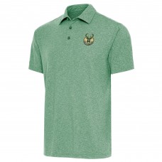 Milwaukee Bucks Antigua Hunter Green Par Polo