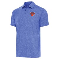 New York Knicks Antigua Heather Royal Par Polo