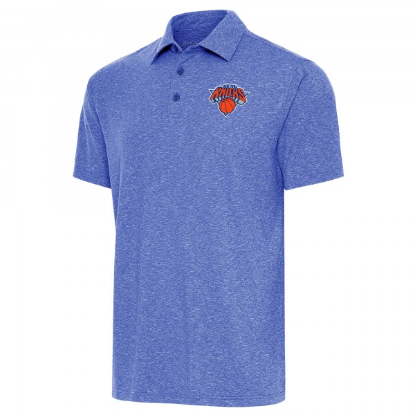 New York Knicks Antigua Heather Royal Par Polo