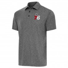 Поло Philadelphia 76ers Antigua Par - Heather Black