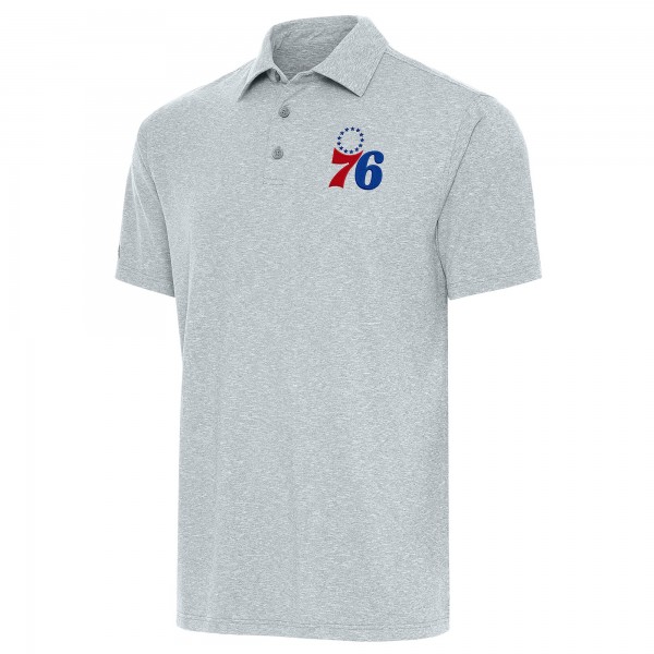 Поло Philadelphia 76ers Antigua Par - Heather Gray