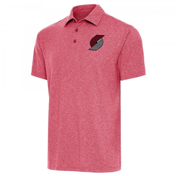 Поло Portland Trail Blazers Antigua Par - Heather Red