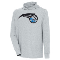 Футболка Orlando Magic Antigua Heather Gray Saga Long Sleeve Hoodie