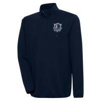 Кофта на кнопках Dallas Mavericks Antigua Steamer - Navy