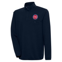 Кофта на кнопках Detroit Pistons Antigua Steamer - Navy