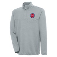 Кофта на кнопках Detroit Pistons Antigua Steamer - Gray