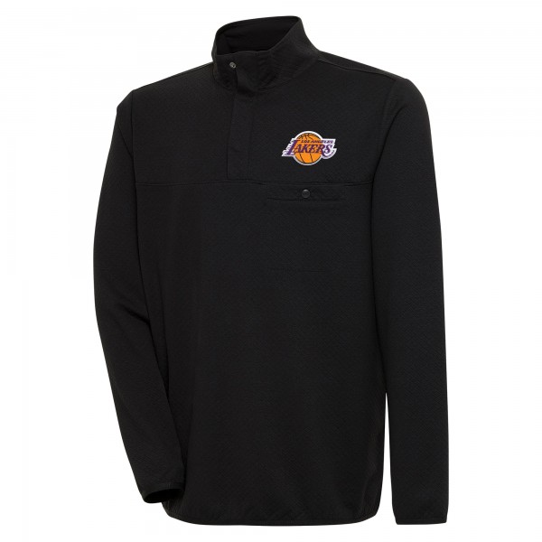 Кофта на кнопках Los Angeles Lakers Antigua Steamer - Black