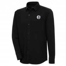 Рубашка Brooklyn Nets Antigua Steamer - Black