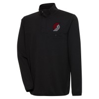 Кофта на кнопках Portland Trail Blazers Antigua Steamer - Black