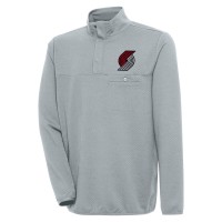 Кофта на кнопках Portland Trail Blazers Antigua Steamer - Gray