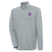 Кофта на кнопках Sacramento Kings Antigua Steamer - Gray