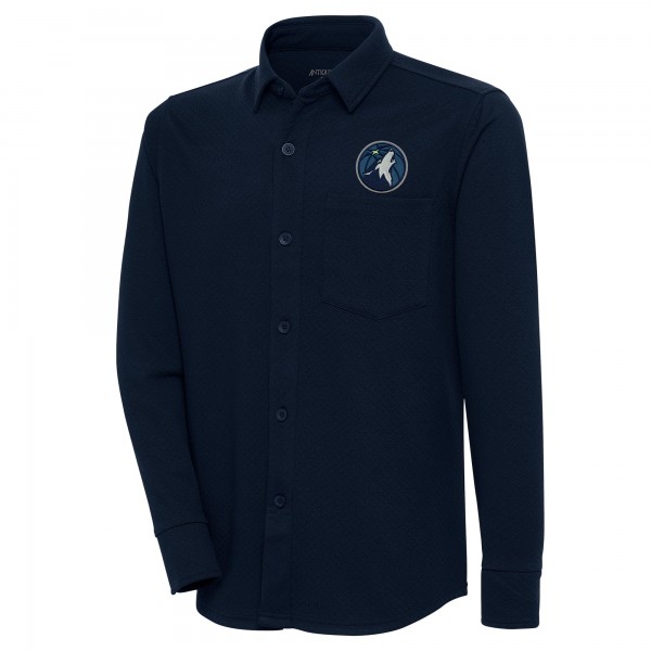 Рубашка Minnesota Timberwolves Antigua Steamer - Navy