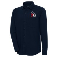Рубашка Philadelphia 76ers Antigua Steamer - Navy